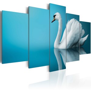 pol-a1-n1529-dkx_1 ΠΙΝΑΚΑΣ - A SWAN IN BLUE 200X100