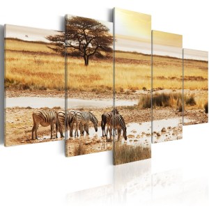 pol-a1-n1551-dkx_1 ΠΙΝΑΚΑΣ - ZEBRAS ON A SAVANNAH 200X100