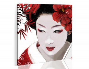 pol-a1-n2688-dkx_1 ΠΙΝΑΚΑΣ - JAPANESE GEISHA 80X80