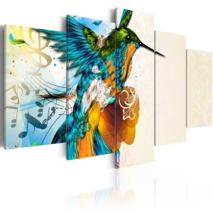 pol-a1-n2701-dkx_1 ΠΙΝΑΚΑΣ - BIRDS MUSIC - 5 PIECES 200X100