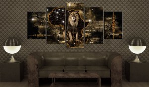 pol-a1-n3358_2_1 ΠΙΝΑΚΑΣ - GOLDEN LION 200X100