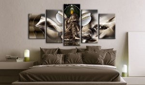 pol-a1-n3453_2_1 ΠΙΝΑΚΑΣ - WINGED BUDDHA 100X50