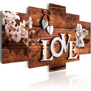 pol-a1-n4239_1 ΠΙΝΑΚΑΣ - HOUSE OF LOVE 100X50