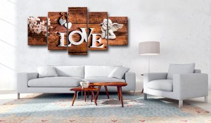 pol-a1-n4239_2_1 ΠΙΝΑΚΑΣ - HOUSE OF LOVE 100X50