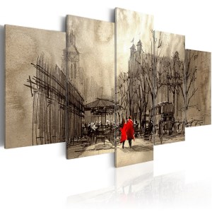 pol-a1-n4282_1 ΠΙΝΑΚΑΣ - ROMANTIC STROLL 100X50