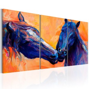 pol-a1-n4510-dkx_1 ΠΙΝΑΚΑΣ - BLUE HORSES 120X60