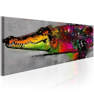 pol-a1-n4515-dk150_1 ΠΙΝΑΚΑΣ - COLOURFUL ALLIGATOR 150X50