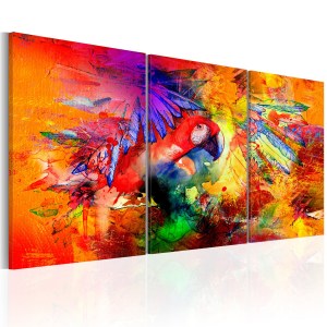 pol-a1-n5590-dkx_1 ΠΙΝΑΚΑΣ - COLOURFUL PARROT 120X60