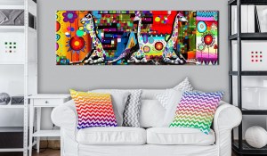 pol-a1-n5792_2_1 ΠΙΝΑΚΑΣ - COLOURFUL SAVANNAH 135X45