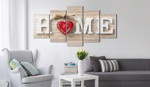pol-a1-n6400_2_1 ΠΙΝΑΚΑΣ - HOME: HOUSE OF LOVE 100X50