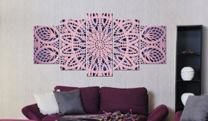 pol-a1-n6411_2_1 ΠΙΝΑΚΑΣ - PINK EXOTICISM 100X50