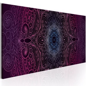 pol-a1-n6551-dk150_1 ΠΙΝΑΚΑΣ - PURPLE MANDALA 150X50