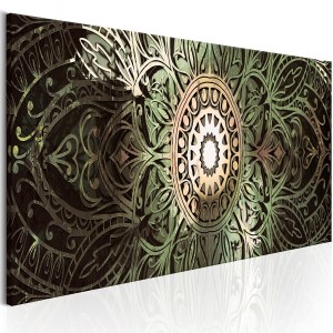 pol-a1-n6557-dk150_1 ΠΙΝΑΚΑΣ - EMERALD MANDALA 150X50