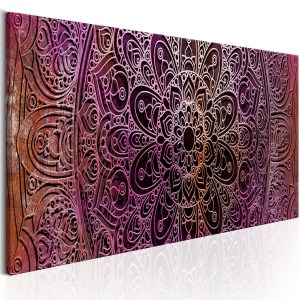 pol-a1-n6562_1 ΠΙΝΑΚΑΣ - MANDALA: AMETHYST ENERGY 120X40