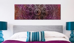 pol-a1-n6562_2_1 ΠΙΝΑΚΑΣ - MANDALA: AMETHYST ENERGY 120X40
