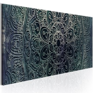 pol-a1-n6564_1 ΠΙΝΑΚΑΣ - MANDALA: MALACHITE CALM 120X40