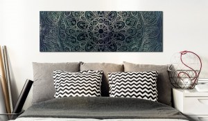 pol-a1-n6564_2_1 ΠΙΝΑΚΑΣ - MANDALA: MALACHITE CALM 135X45