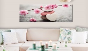 pol-a1-n6569_2_1 ΠΙΝΑΚΑΣ - ZEN: CHERRY BLOSSOMS 150X50