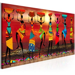 pol-a1-n6595-dk150_1 ΠΙΝΑΚΑΣ - AFRICAN WOMEN DANCING 150X50