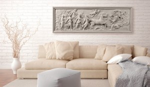 pol-a1-n6660_2_1 ΠΙΝΑΚΑΣ - RELIEF: APOLLO AND MUSES 135X45
