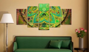 pol-a1-n6716_2_1 ΠΙΝΑΚΑΣ - MANDALA: GREEN ENERGY 100X50