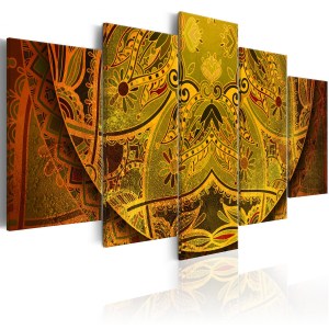pol-a1-n6717-dkx_1 ΠΙΝΑΚΑΣ - MANDALA: GOLDEN POWER 200X100