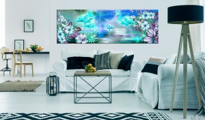 pol-a1-n6772_2_1 ΠΙΝΑΚΑΣ - FLAMINGOES BY NIGHT 135X45