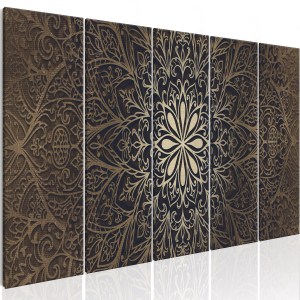 pol-a1-n6877-dkx_1 ΠΙΝΑΚΑΣ - BROWN MANDALA 225X90