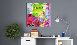 pol-a1-n7152-dk_2_1 ΠΙΝΑΚΑΣ - CRAZY CAT 40X40