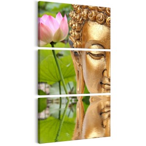 pol-a1-n7175-dk_1 ΠΙΝΑΚΑΣ - STATUE WITH A FLOWER 30X60