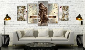 pol-a1-n7774_2_1 ΠΙΝΑΚΑΣ - BUDDHAS DREAM (5 PARTS) WIDE 200X100