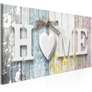 pol-a1-n7803_1 ΠΙΝΑΚΑΣ - SMELL OF HOME (1 PART) COLOURFUL WIDE 100X45