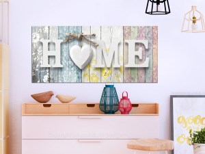 pol-a1-n7803_2 ΠΙΝΑΚΑΣ - SMELL OF HOME (1 PART) COLOURFUL WIDE 100X45