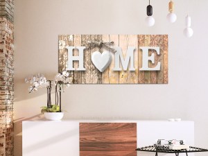 pol-a1-n7805_2 ΠΙΝΑΚΑΣ - SMELL OF HOME (1 PART) BEIGE WIDE 100X45