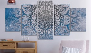 pol-a1-n7829_2_1 ΠΙΝΑΚΑΣ - HYPNOSIS (5 PARTS) BLUE WIDE 100X50