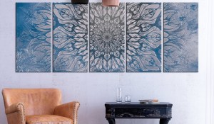 pol-a1-n7869-dk_2_1 ΠΙΝΑΚΑΣ - HYPNOSIS (5 PARTS) BLUE NARROW 200X80