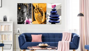pol-a1-n7886_2 ΠΙΝΑΚΑΣ - ORIENTAL TRIPTYCH (3 PARTS) 120X60