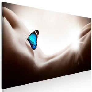 pol-a1-n7917-dkx_1 ΠΙΝΑΚΑΣ - WOMAN AND BUTTERFLY (1 PART) NARROW 120X40