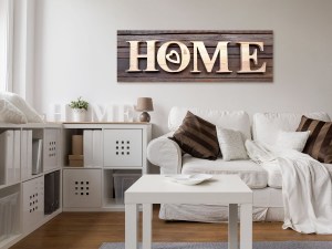 pol-a1-n7962-dk150_2_1 ΠΙΝΑΚΑΣ - WOODEN HOME (1 PART) NARROW 150X50