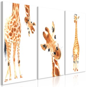 pol-a1-n8020-dkx_1 ΠΙΝΑΚΑΣ - FUNNY GIRAFFES (3 PARTS) 120X60