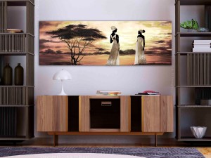 pol-a1-n8103-dk150_2_1 ΠΙΝΑΚΑΣ - AFRICAN GODDESSES (1 PART) NARROW 135X45