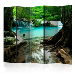 pol-a1-paravent1127_1 ΔΙΑΧΩΡΙΣΤΙΚΟ ΜΕ 5 ΤΜΗΜΑΤΑ - CRYSTAL CLEAR WATER II [ROOM DIVIDERS] 225X172