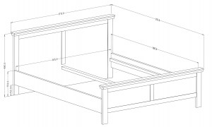 pol-bed-capel_1_ ΚΡΕΒΑΤΙ CAPEL-PRASINO-160 X 200