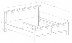 pol-bed-capel_2_ ΚΡΕΒΑΤΙ CAPEL-PRASINO-160 X 200