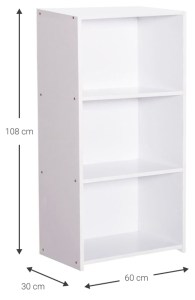 pol-eliot_3s_leyko_dimensions ΒΙΒΛΙΟΘΗΚΗ ELIOT 3S-LEUKO