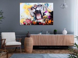 pol-g-a-0150-b-a-w_1 ΠΙΝΑΚΑΣ - TIGERS ROAR (1 PART) WIDE - 120X80