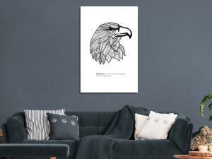 pol-g-a-0174-b-a-w_1 ΠΙΝΑΚΑΣ - EAGLE OF FREEDOM (1 PART) VERTICAL - 40X60