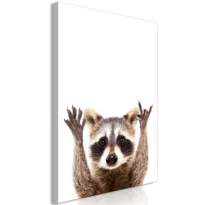pol-g-b-0097-b-a-eb1 ΠΙΝΑΚΑΣ - RACCOON (1 PART) VERTICAL - 40X60