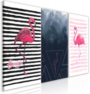pol-g-c-0134-b-e-eb1 ΠΙΝΑΚΑΣ - FLAMINGOS (COLLECTION) - 60X30