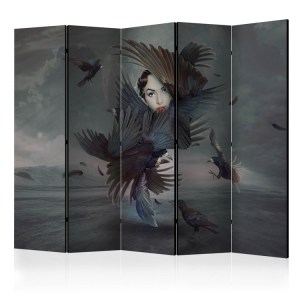 pol-g-c-0172-z-c-eb1 ΔΙΑΧΩΡΙΣΤΙΚΟ ΜΕ 5 ΤΜΗΜΑΤΑ - COVERED IN FEATHERS II [ROOM DIVIDERS]
